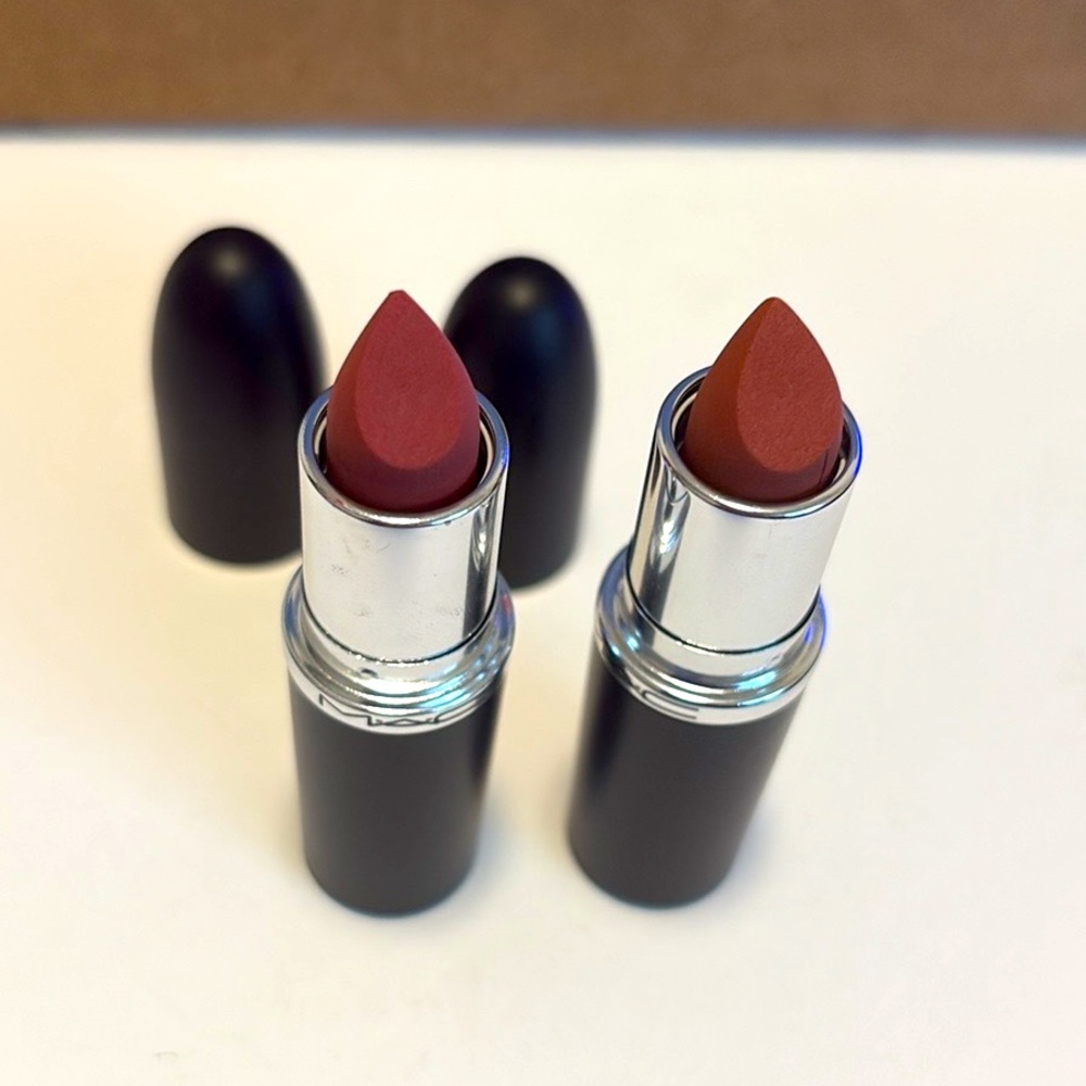 ❌SOLD❌ NEW Lot of 2x [MAC] M·A·Cximal Silky Matte Lipsticks, Sweet Deal & Taupe - Picture 11 of 13